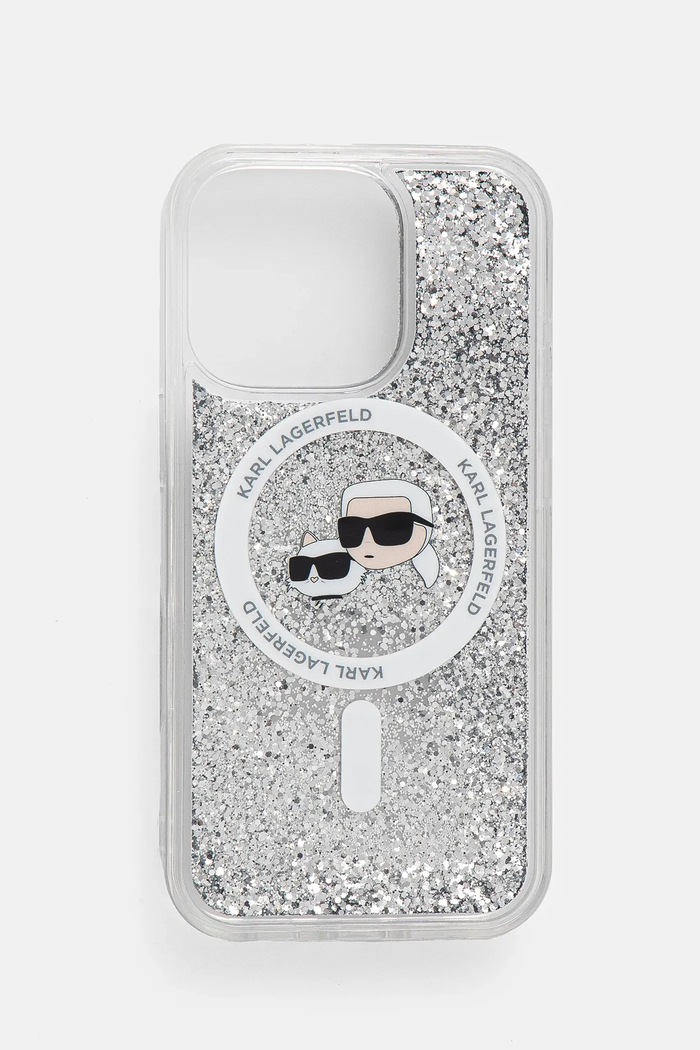 Karl Lagerfeld Etui za telefon Karl Lagerfeld iPhone 16 Pro 6.3 transparentna KLHMP16LLGKCSGH