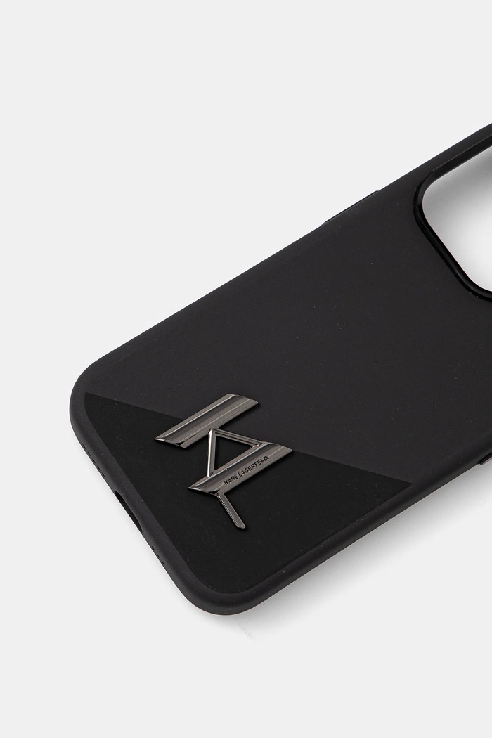 Obal na telefon Karl Lagerfeld iPhone 16 Pro 6.3 KLHMP16LSCMKMPCK černá AA00