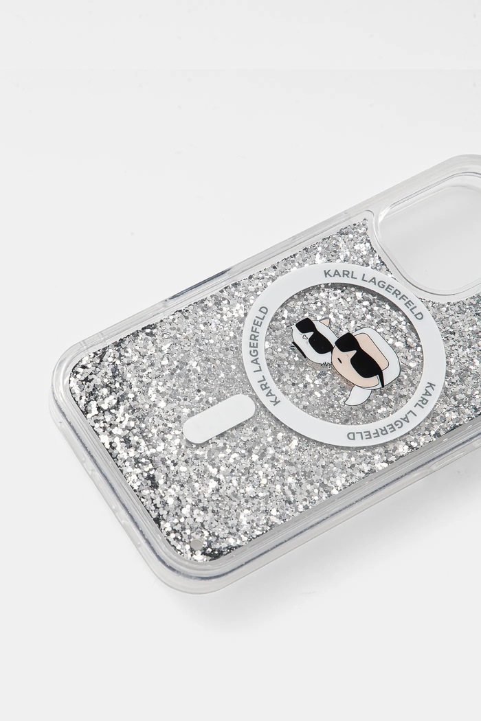 Etui za telefon Karl Lagerfeld iPhone 16 6.1 KLHMP16SLGKCSGH transparentna AA00