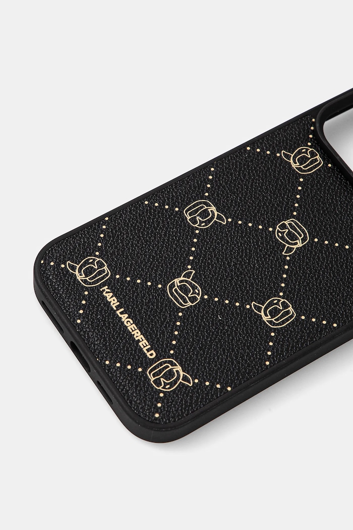 Obal na telefon Karl Lagerfeld iPhone 16 Pro Max 6.9 KLHMP16XPGKHPHK černá AA00