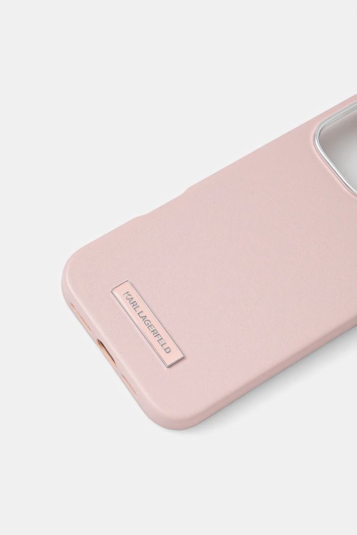 Karl Lagerfeld Etui pentru telefon iPhone 16 Pro Max 6.9 KLHMP16XPGMSRPP roz AA00