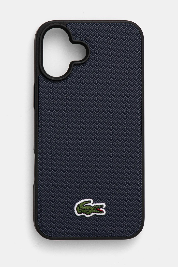 Θήκη κινητού Lacoste iPhone 16 Plus 6.7 για τηλέφωνο σκούρο μπλε LCHMP16MPVCV