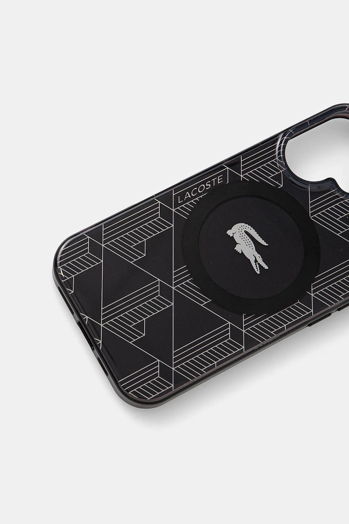 Obal na telefon Lacoste iPhone 16 6.1 LCHMP16SUBSK černá AA00