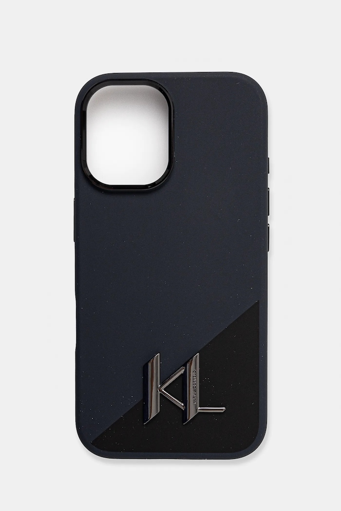 Θήκη κινητού Karl Lagerfeld iPhone 16 6.1 για τηλέφωνο μαύρο KLHMP16SSCMKMPCK