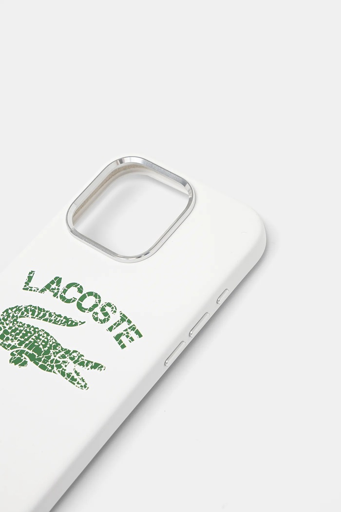 Obal na telefon Lacoste iPhone 16 Pro 6.3 LCHMP16LUCRH bílá AA00