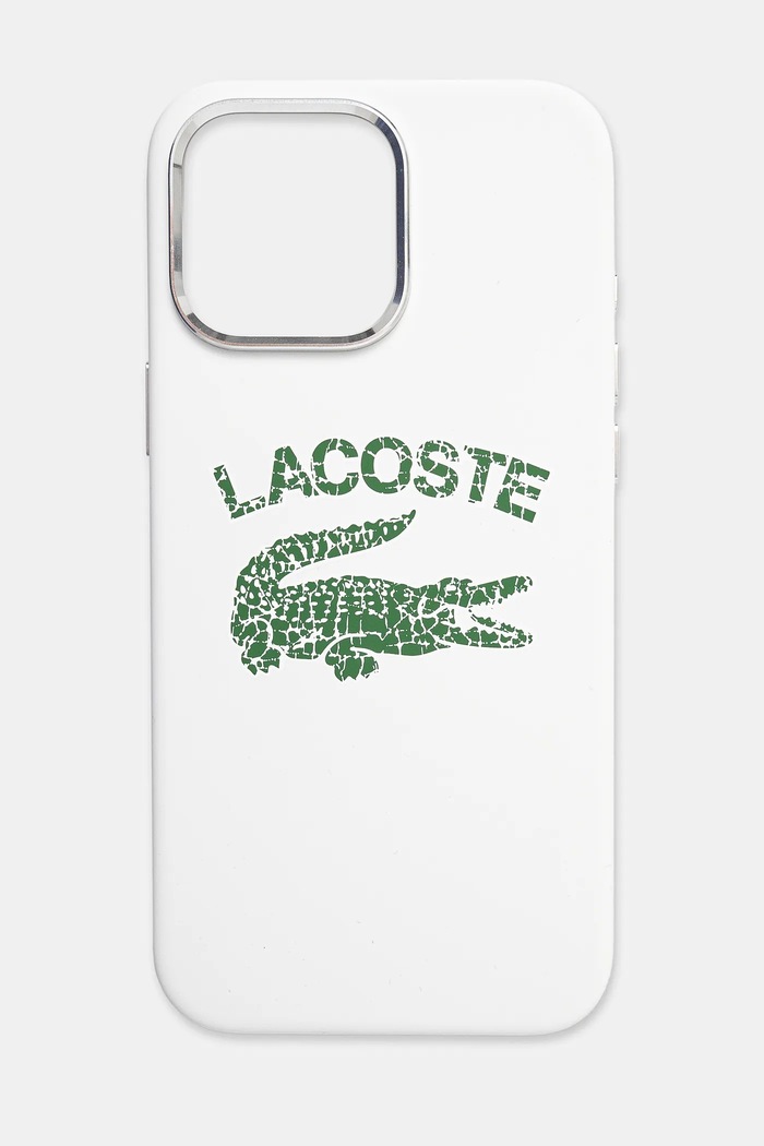 Obal na telefon Lacoste iPhone 16 Pro Max 6.9 na mobil bílá LCHMP16XUCRH
