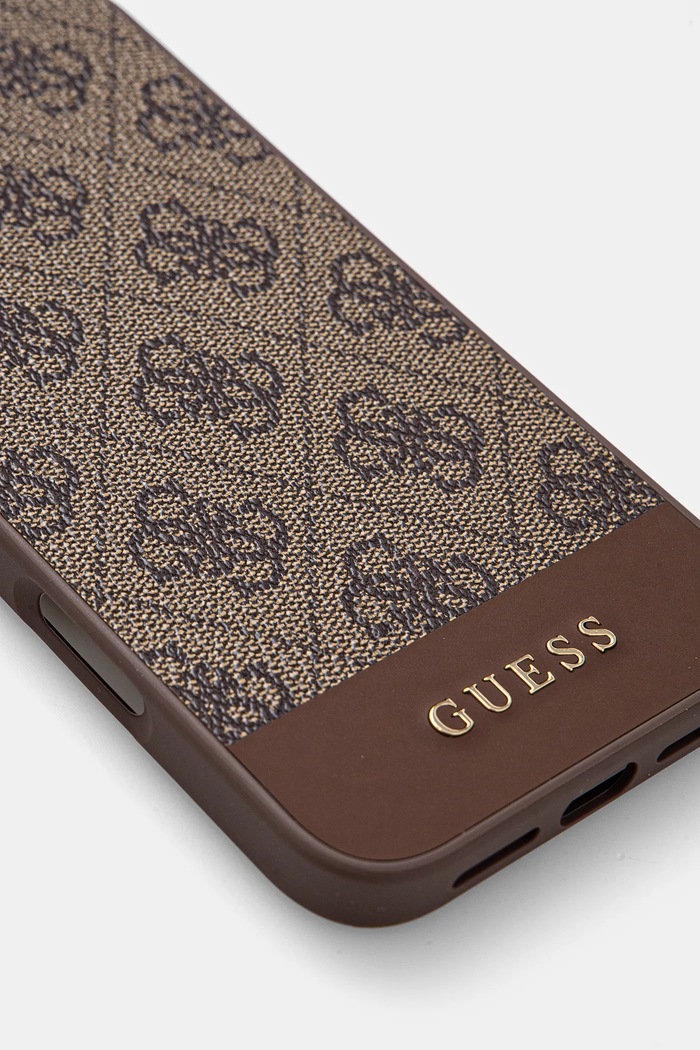 Guess etui na telefon iPhone 16 Plus 6.7 GUHCP16MG4GLBR brązowy AA00