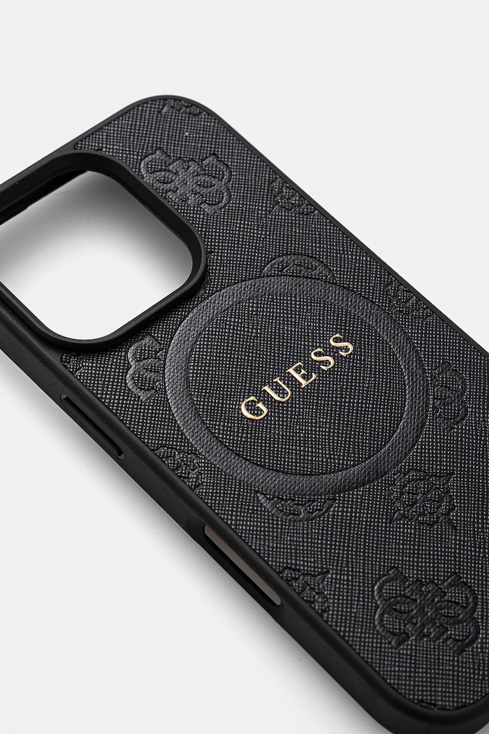 Etui za telefon Guess iPhone 16 Pro 6.3 GUHMP16LPSAPSMEK crna AA00