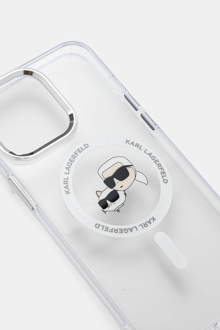 Karl Lagerfeld etui na telefon iPhone 15 Pro Max 6.7 KLHMP15XHLSKCH transparentny AA00