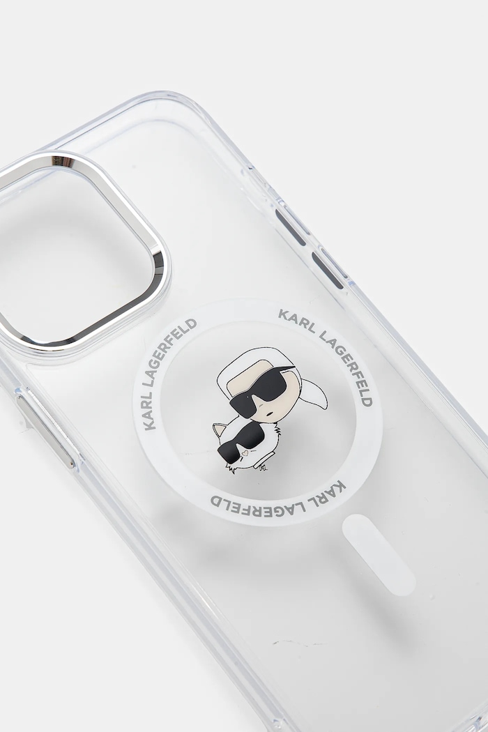 Karl Lagerfeld etui na telefon iPhone 15 Pro Max 6.7 KLHMP15XHLSKCH transparentny AA00