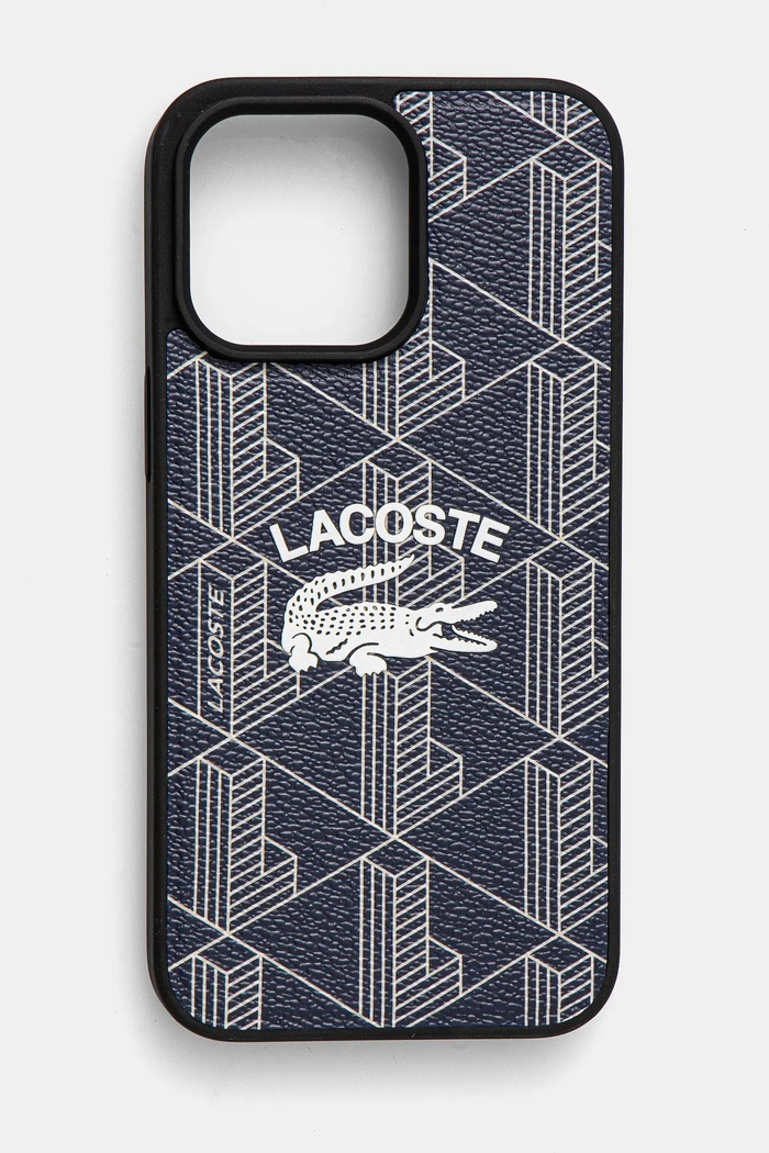 Lacoste husa pentru telefon iPhone 15 Pro Max 6.7 pentru telefon bleumarin LCHMP15XPIGV