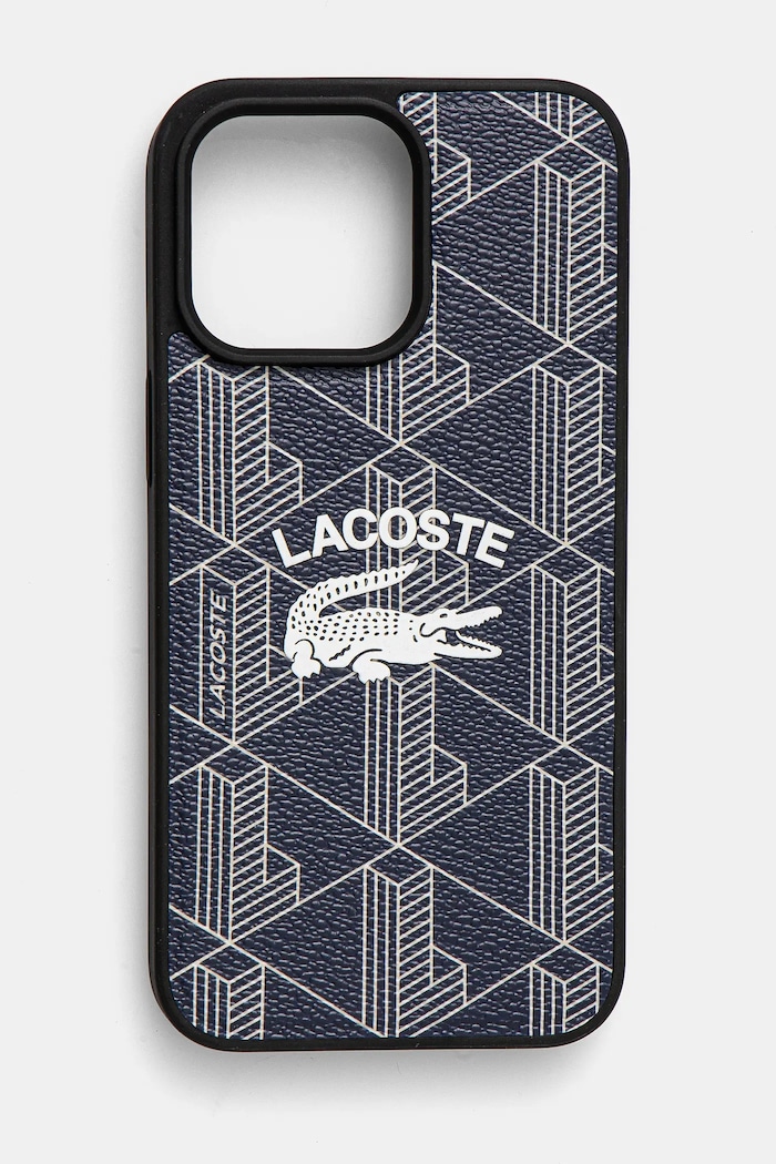 Lacoste husa pentru telefon iPhone 15 Pro Max 6.7 pentru telefon bleumarin LCHMP15XPIGV