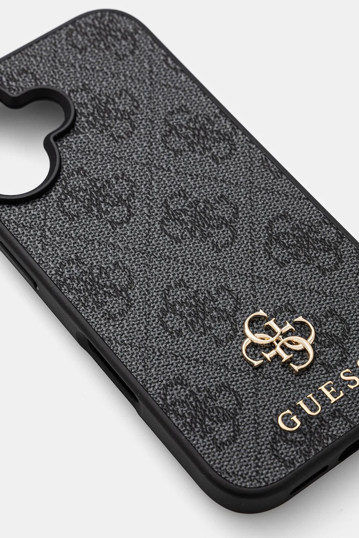 Obal na telefon Guess iPhone 16 6.1 GUHMP16SP4SM4MK šedá AA00
