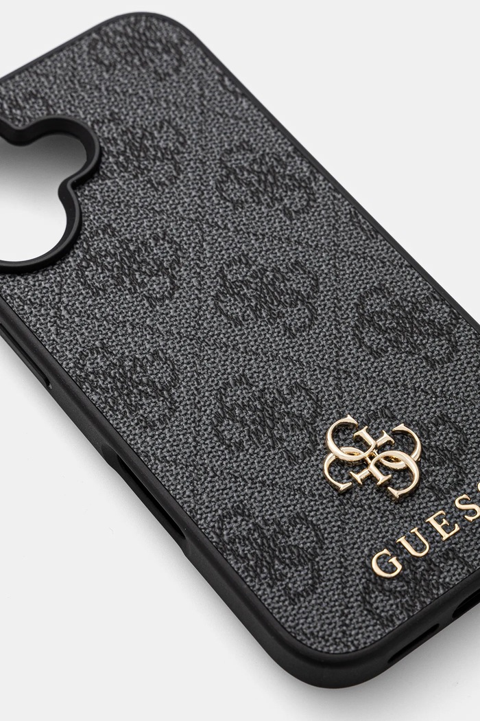 Obal na telefon Guess iPhone 16 6.1 GUHMP16SP4SM4MK šedá AA00