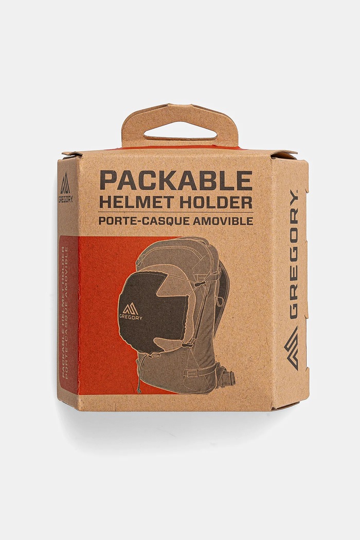 Držiak na prilbu Gregory Planet friendly čierna PACKABLE.HELMET.HOLDER