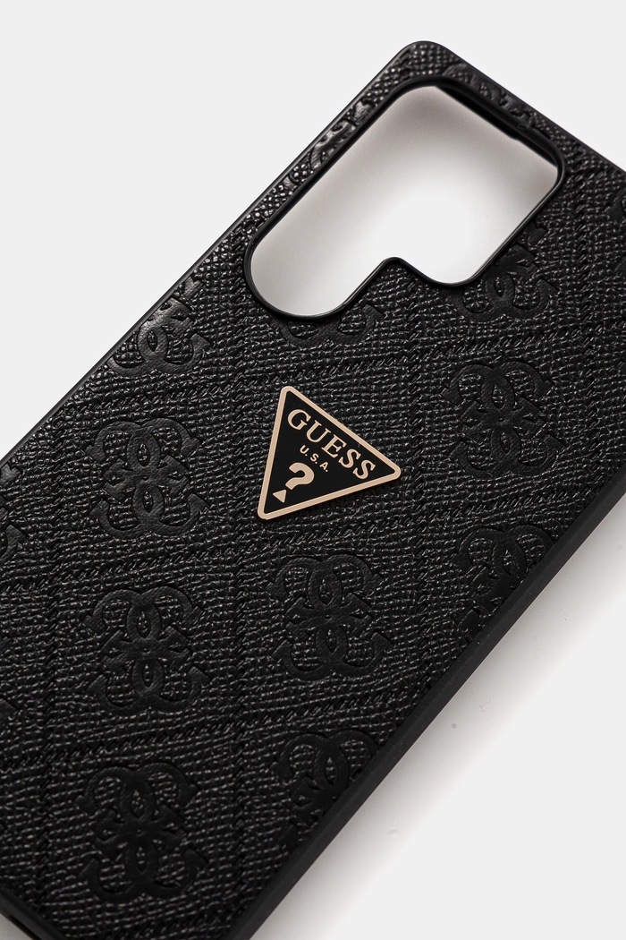 Guess etui na telefon Samsung Galaxy S25 Ultra GUHCS25LPGP4STRK czarny AA00