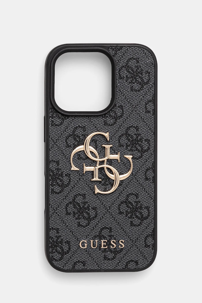 Θήκη κινητού Guess iPhone 16 Pro 6.3 για τηλέφωνο μαύρο GUHCP16L4GMGGR