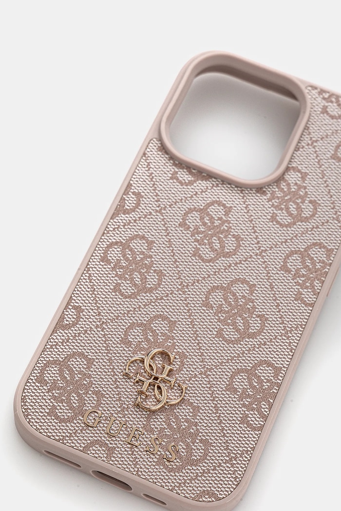 Guess Husa pentru telefon iPhone 16 Pro 6.3 GUHMP16LP4SM4MP roz AA00
