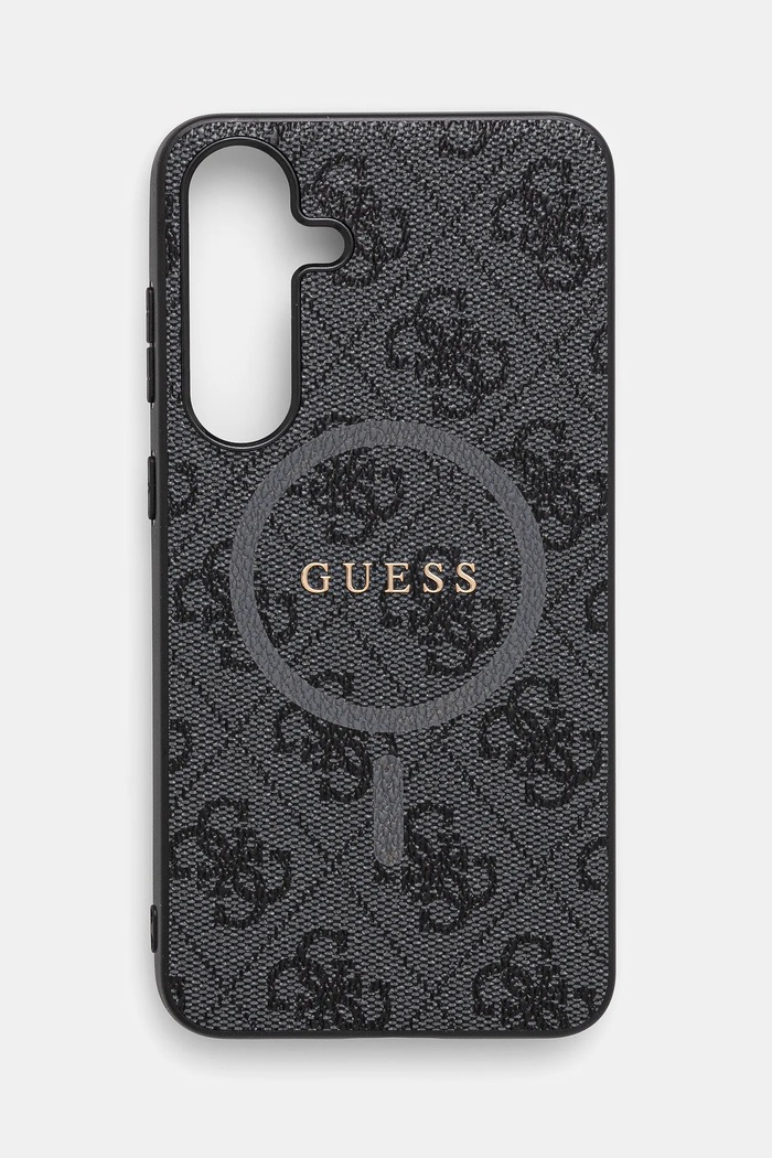 Puzdro na mobil Guess Samsung Galaxy S25+ na mobil čierna GUHMS25MG4GFRK