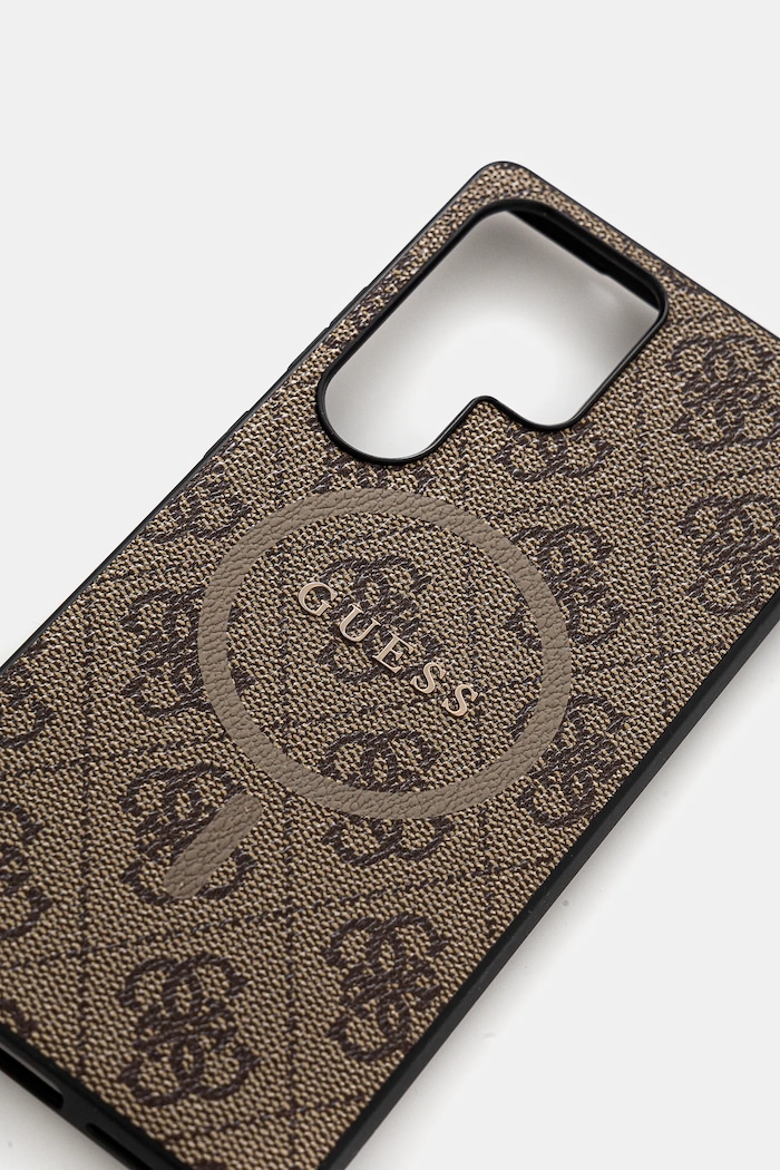 Guess etui na telefon Samsung Galaxy S25 Ultra GUHMS25LG4GFRW brązowy AA00