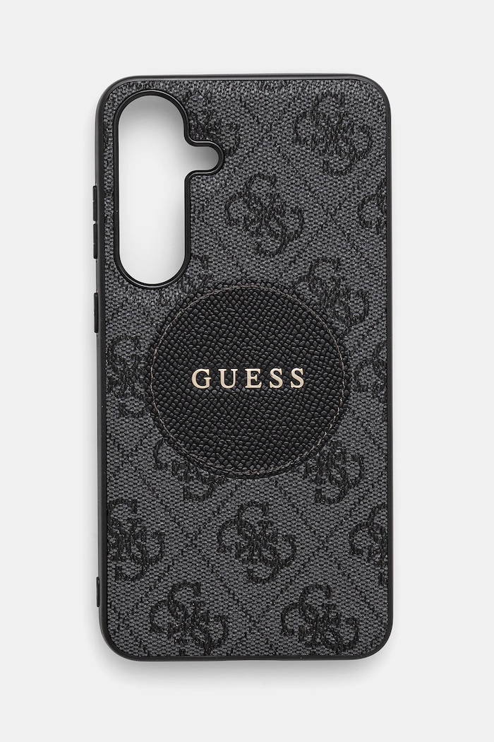 Puzdro na mobil Guess Samsung Galaxy S25+ na mobil čierna GUHMS25MP4PGRSGK