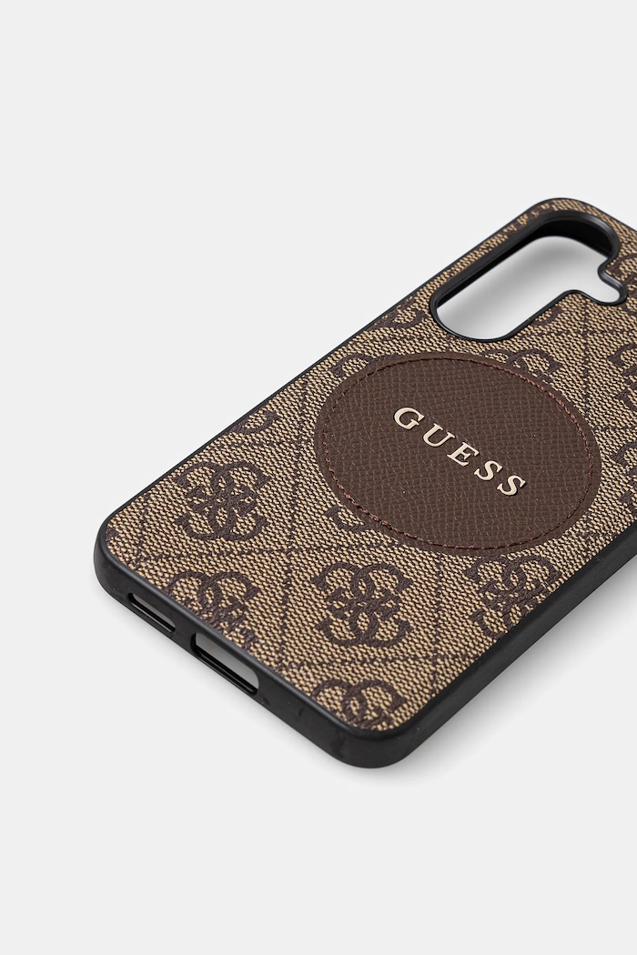 Θήκη κινητού Guess Samsung Galaxy S25 GUHMS25SP4PGRSGW καφέ AA00