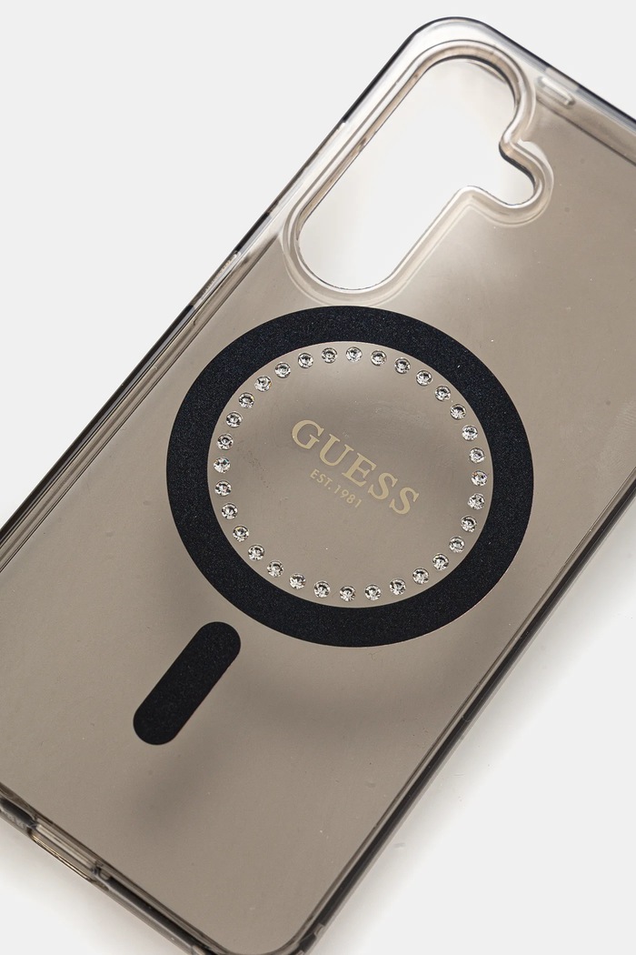Obal na telefon Guess Samsung Galaxy S25 GUHMS25SPFTDTEK černá AA00