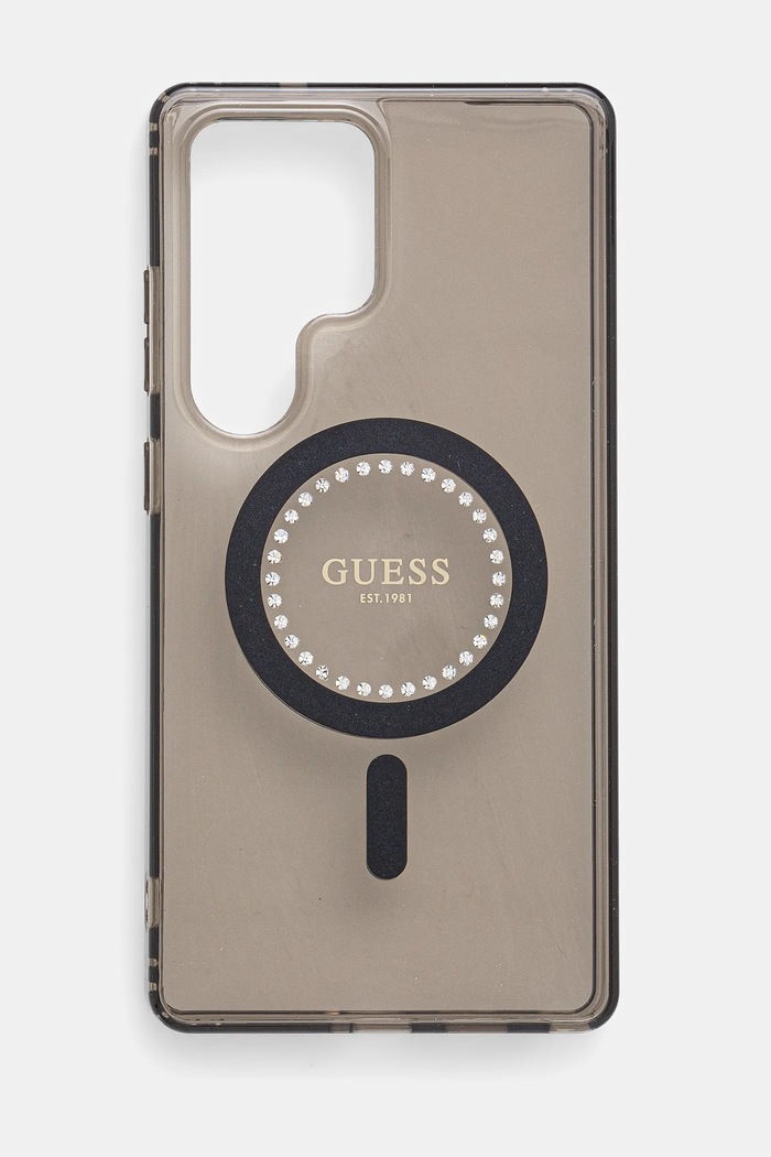 Puzdro na mobil Guess Samsung Galaxy S25 Ultra na mobil čierna GUHMS25LPFTDTEK