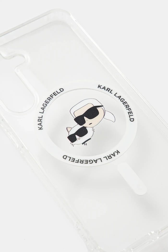 Кейс за телефон Karl Lagerfeld Samsung Galaxy S25 KLHMS25SHLSKCH бял AA00