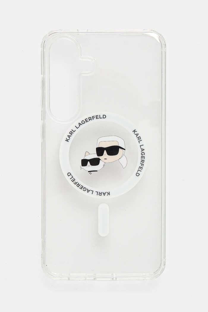 Etui za telefon Karl Lagerfeld Samsung Galaxy S25+ Za telefon bela KLHMS25MHLSKCH
