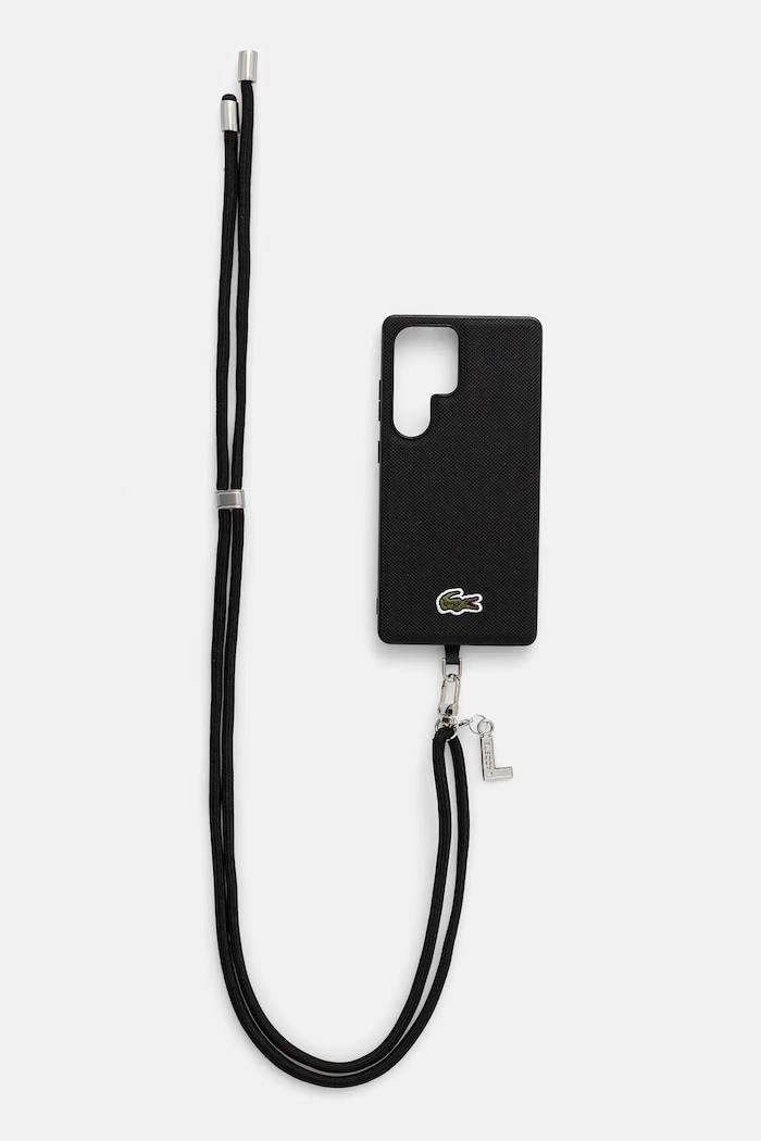 Кейс за телефон Lacoste Samsung Galaxy S25 Ultra за телефон черен LCHMBCS25LPVCK
