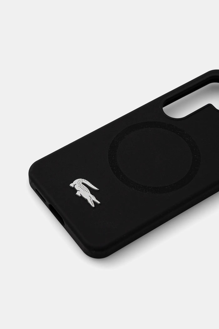 Θήκη κινητού Lacoste Samsung Galaxy S25 LCHMS25SSMAK μαύρο AA00