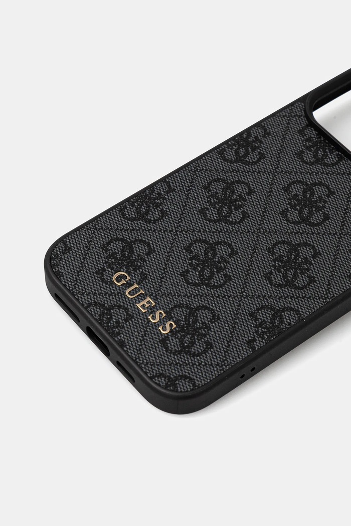 Guess carcasă de telefon iPhone 16 Pro Max GUHCP16XG4GFGR negru AA00