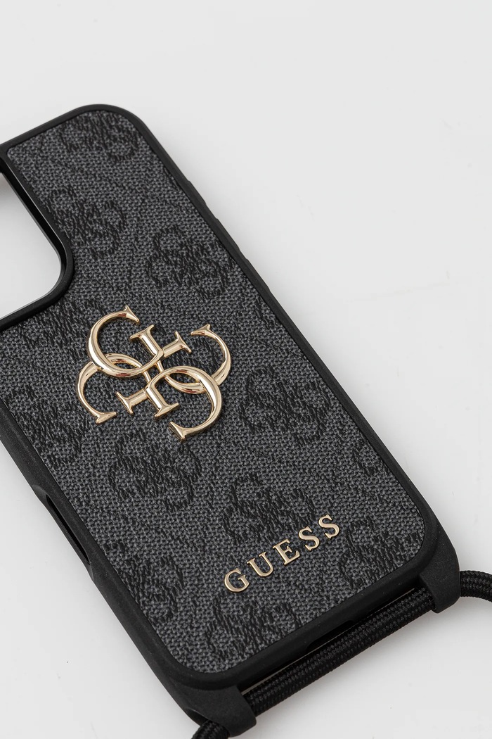 Obal na telefon Guess iPhone 16 GUHCP16SP4GMGCRK černá AA00