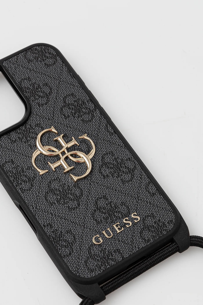 Obal na telefon Guess iPhone 16 GUHCP16SP4GMGCRK černá AA00