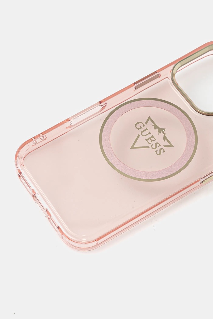 Obal na telefon Guess iPhone 16 Pro GUHMP16LHFGTMSLSP růžová AA00