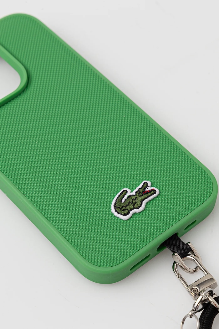 Кейс за телефон Lacoste iPhone 15 Pro LCHMBCP15LPVCN зелен AA00