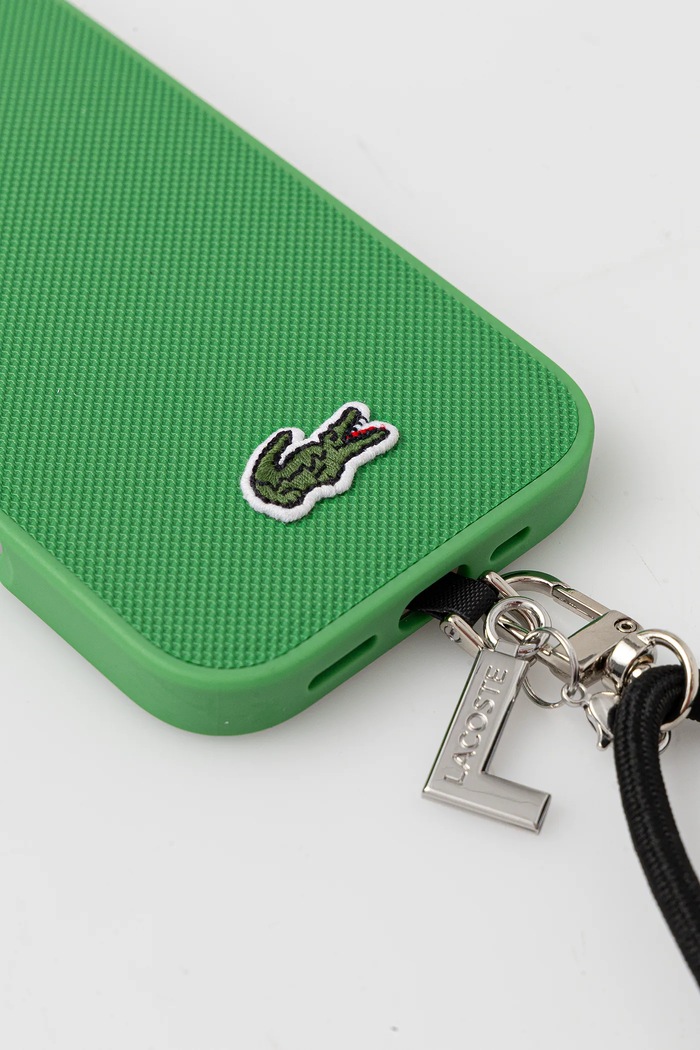 Puzdro na mobil Lacoste iPhone 16 Pro LCHMBCP16LPVCN zelená AA00