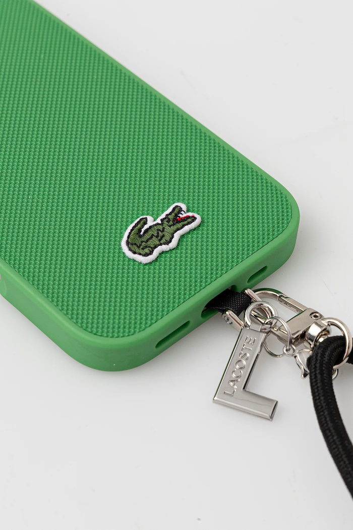 Puzdro na mobil Lacoste iPhone 16 Pro LCHMBCP16LPVCN zelená AA00