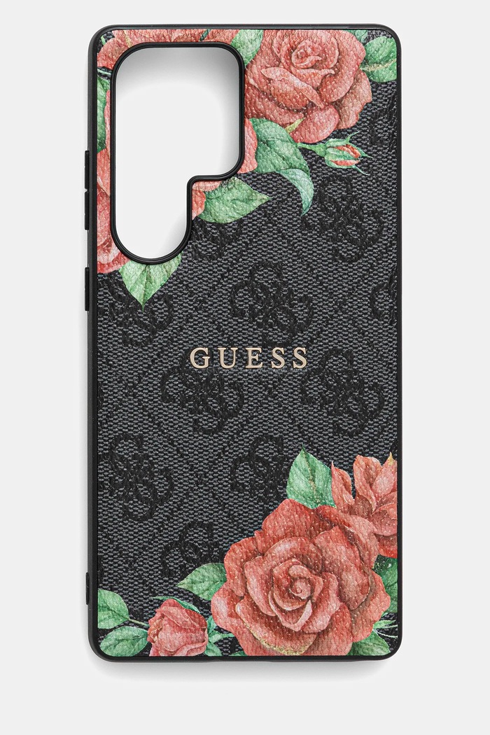 Puzdro na mobil Guess Samsung Galaxy S25 Ultra na mobil čierna GUHMS25LP4ROPEMCK