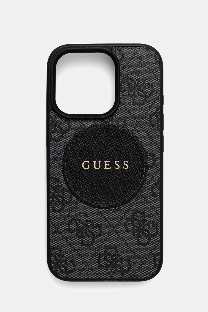 Obal na telefon Guess iPhone 16 Pro na mobil černá GUHMP16LP4PGRSGK