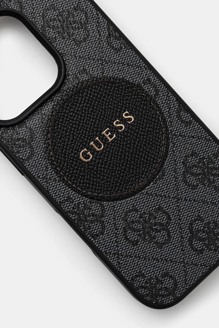Obal na telefon Guess iPhone 16 Pro GUHMP16LP4PGRSGK černá AA00