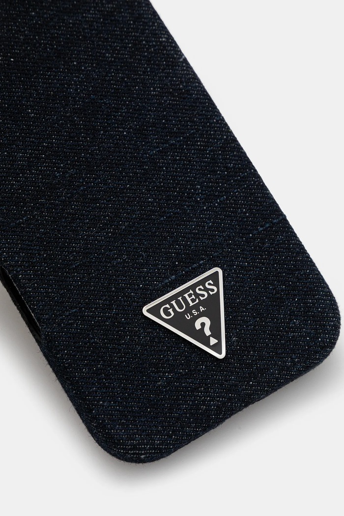 Guess telefon tok iPhone 16 GUHMP16SRJFWTLK fekete AA00