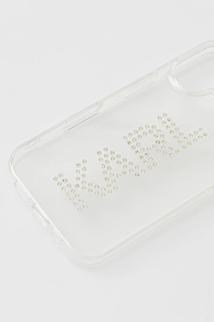 Karl Lagerfeld telefon tok iPhone 16 KLHCP16SHKLSTDCT áttetsző AA00