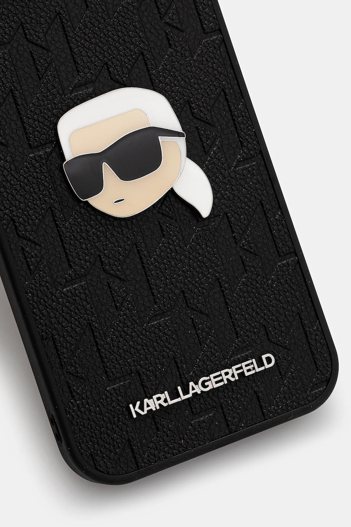 Obal na telefon Karl Lagerfeld iPhone 16e KLHCPSE4PGKLKIPK černá AA00