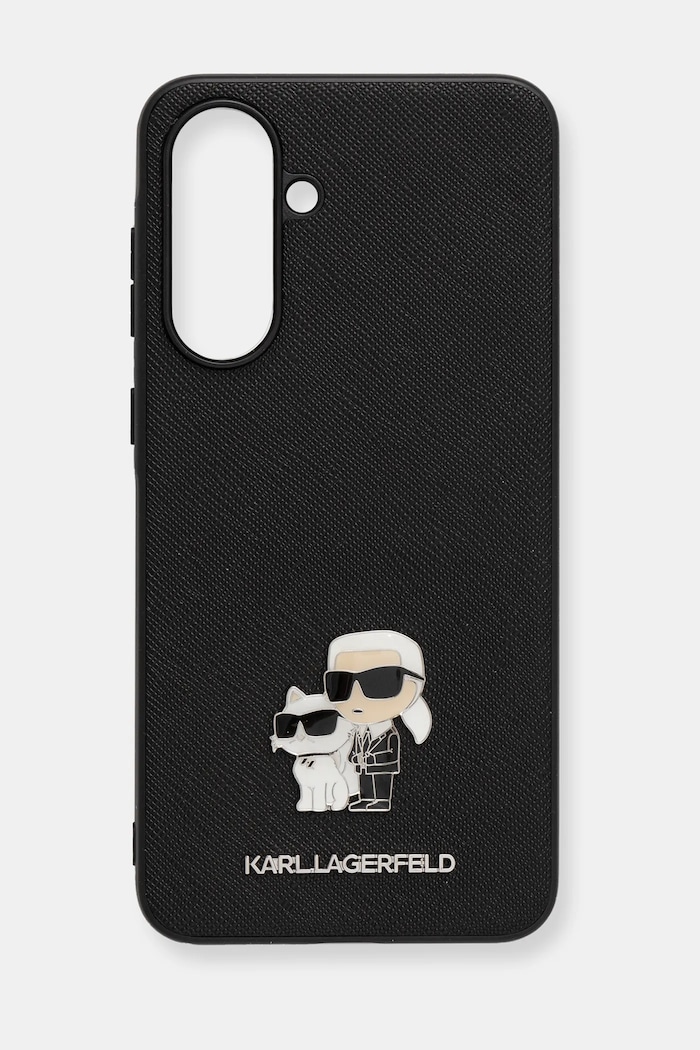 Karl Lagerfeld telefon tok Samsung Galaxy A56 telefonhoz fekete KLHCSA56PSAKCMPK