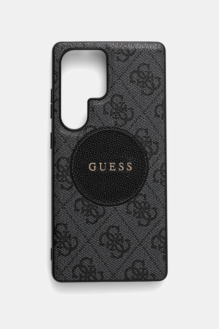 Puzdro na mobil Guess Samsung Galaxy S25 Ultra na mobil čierna GUHMS25LP4PGRSGK