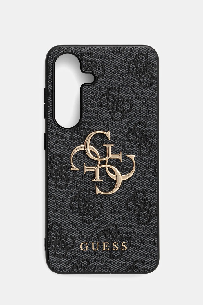 Guess telefon tok Samsung Galaxy S25 telefonhoz fekete GUHCS25S4GMGGR