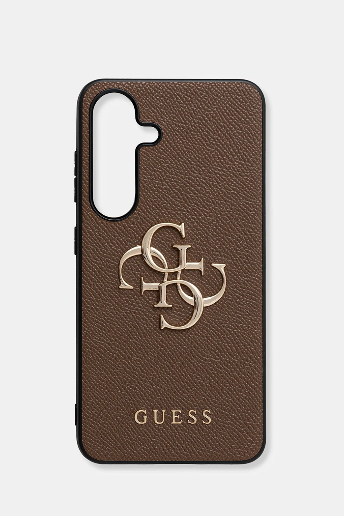 Guess telefon tok Samsung Galaxy S25 telefonhoz barna GUHCS25SPGT4MBW