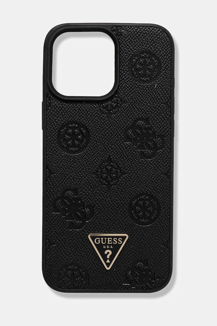 Obal na telefon Guess iPhone 16 Pro Max na mobil černá GUHMP16XPGBTMK